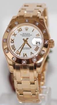 Rolex Pearlmaster 80318WRO Yellow Gold Case Swiss Watch