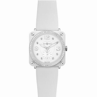 White Bell Ross BR-S09 Unisex Stainless Steel Watch