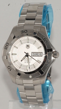 Silver Tag Heuer WAF2011.BA0818 Mens Stainless Steel Watch