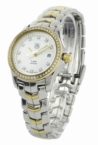 Womens Tag Heuer Link Quartz WJF1354.BB0581 White Gold Watch