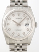 Rolex Datejust Mens 116234 Silver Jubilee Diamond Dial Dial Watch