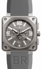 Mens Bell Ross BR01 BR 01-94 Titanium Watch