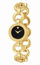 Womens Movado Bela Moda 606262 Gold Plated Stainless Steel Watch