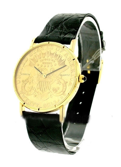 Corum Gold Coin Watch 62022.951101 Gold Dial Watch