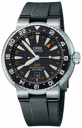 Oris Divers 668-7639-8454RS Stainless Steel Case Swiss Watch