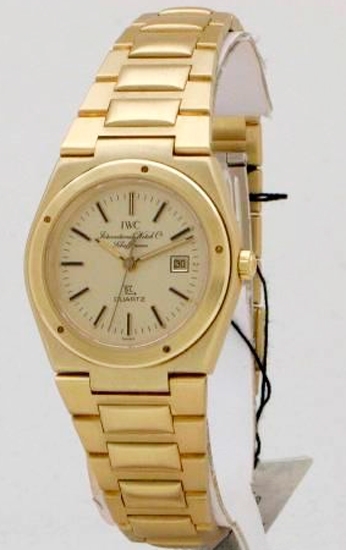 IWC IW6730 Swiss Quartz 18K Yellow Gold Watch