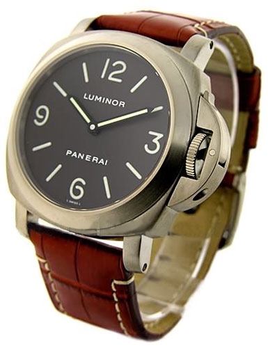 Brown Panerai PAM00116 Mens Stainless Steel Watch