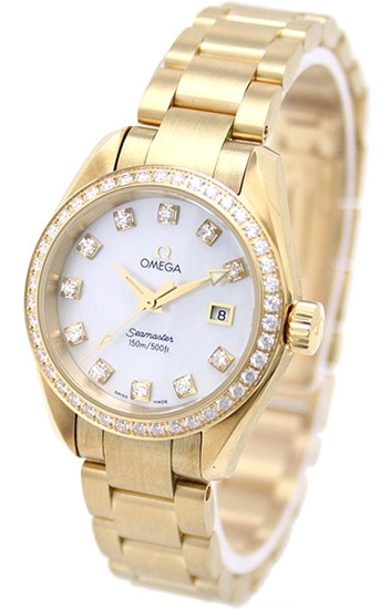 Omega 2079.75.00 Quartz 18K Yellow Gold Watch