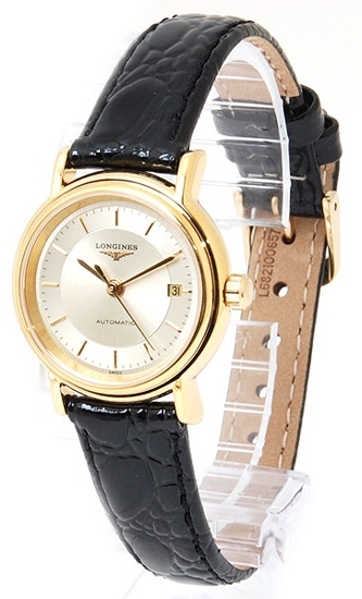 Gold Longines L4.221.2.42.2 Womens 18KT Yellow Gold Watch