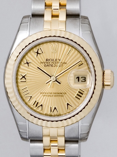 Mens Rolex Datejust Ladies 179173 Stainless Steel Watch