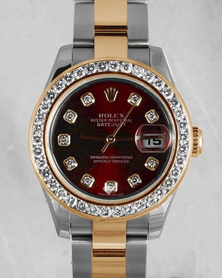 Rolex Datejust Ladies 179173 Stainless Steel Case Swiss Watch