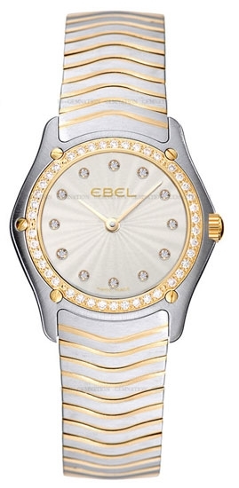 Silver Ebel 1256F24.16925 Womens Two Tone Watch