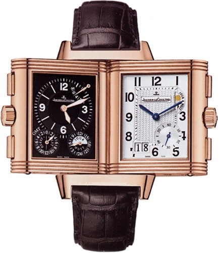 Black Jaeger LeCoultre 302.24.20 Mens Rose Gold Watch