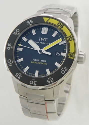 IWC 3568-01 44mm 2000 Meters (6660 Feet) Water Resistant Watch