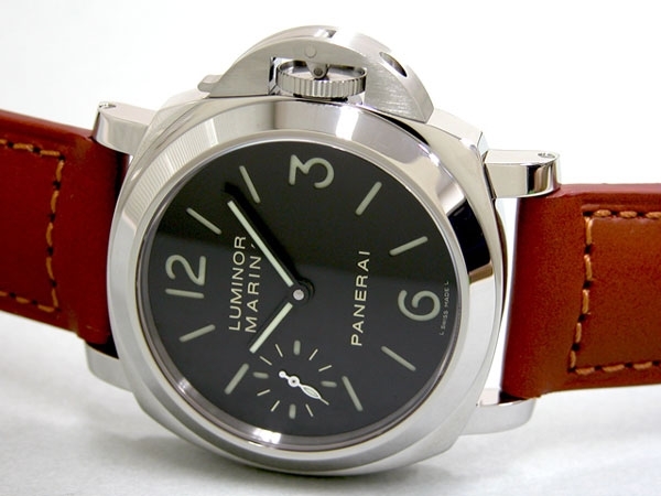 Black Panerai PAM00111 Mens Stainless Steel Watch