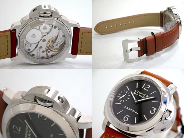 Black Panerai PAM00111 Mens Stainless Steel Watch