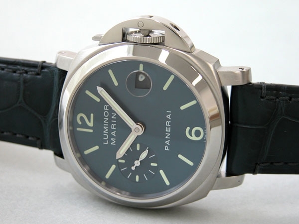 Blue Panerai PAM00119 Mens Stainless Steel Brushed Watch