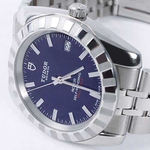 Tudor Mens Stainless Steel Watch TD21010BL5