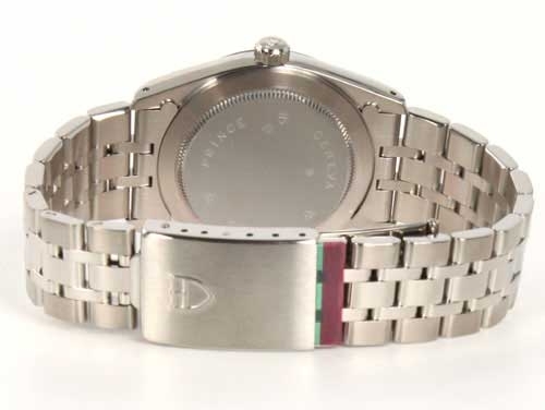 Mens Tudor Glamour Date-Day Lady TD76214BK Stainless Steel Watch