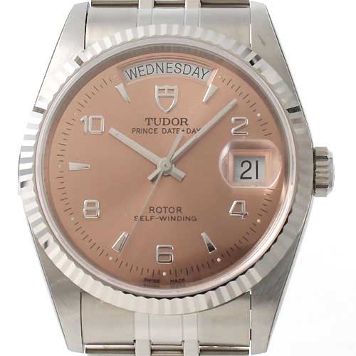 Tudor Glamour Date-Day Lady TD76214PKA5 Pink Dial Watch