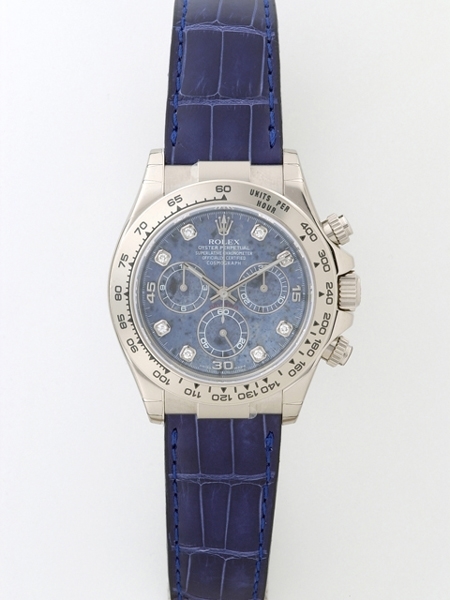 Automatic Rolex 116519 Mens Blue Sodalite Diamonds Watches