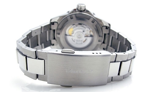 Black Tag Heuer WAJ2114.BA0871 Mens Stainless Steel Watch