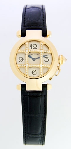 Mens Cartier Pasha WJ11951G Yellow Gold Watch