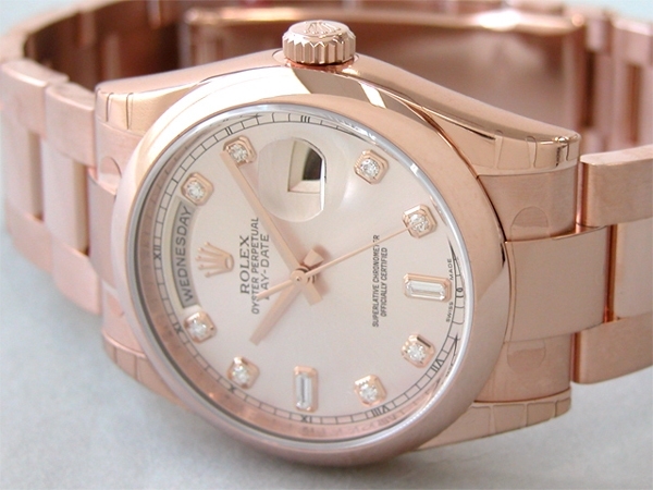 Rolex 118205 36 mm 100 meters/ 330 feet Water Resistant Watch