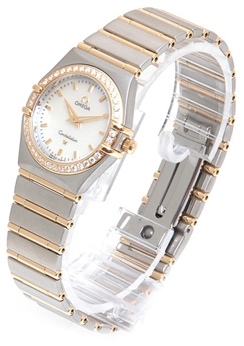 Quartz Omega 1277.70.00 Womens White Mother of Pearl Baton Watches