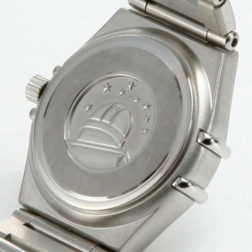 Omega 1466.63.00 White Mother-of-Pearl With Red Roman Numerals Watch