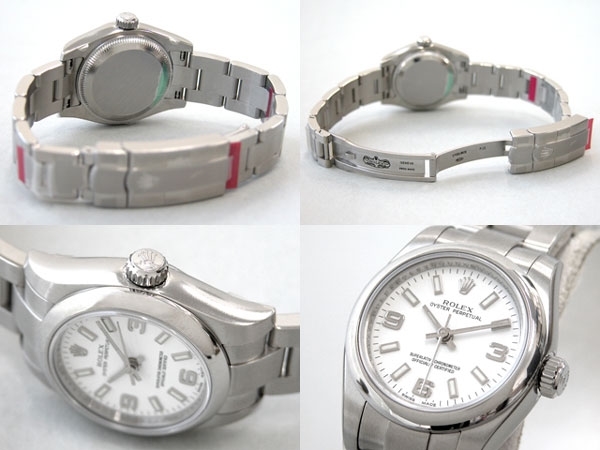 Rolex Oyster Perpetual Ladies 176200 White, ArabicWhite Index Dial Dial Watch
