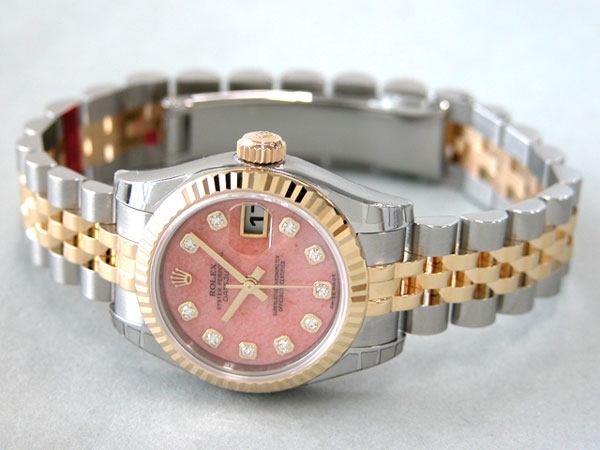 Rolex Womens 18K Yellow Gold Watch 179173PDJ