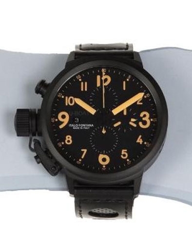 U-Boat Flightdeck 1905 Black Dial Watch