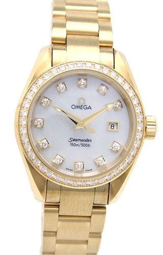 Omega 2079.75.00 Quartz 18K Yellow Gold Watch