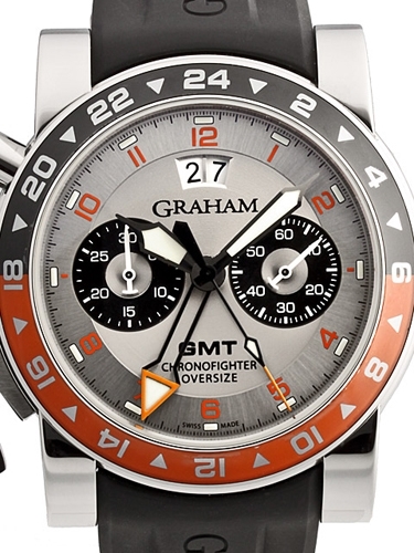 Graham 2OVASGMT.S01A.K10B 47mm 100meters(330 feet ) Water Resistant Watch