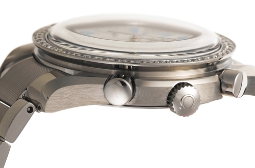 White Mother-of-pearl Omega 3515.71.00 Womens Stainless Steel Watch