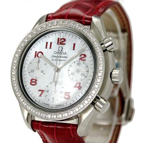 Womens Omega Speedmaster Ladies 3815-79-40 Stainless Steel Watch
