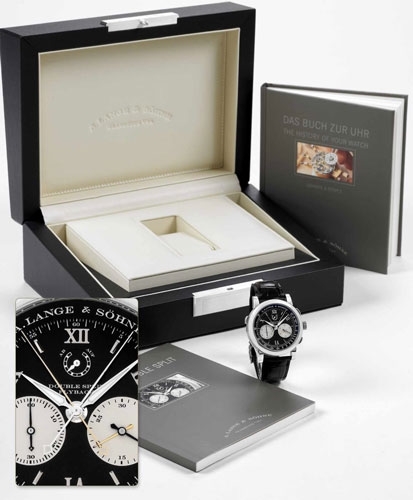A Lange Sohne Mens Platinum Watch 404.035