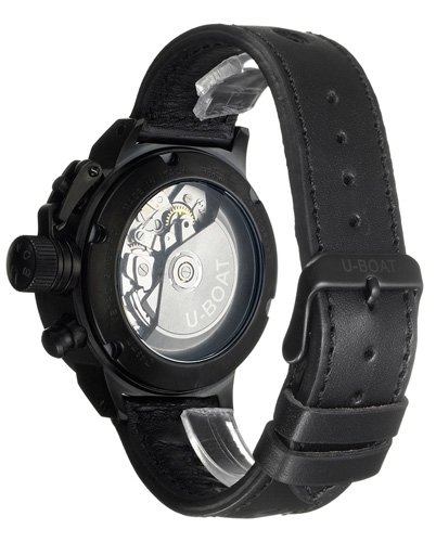 U-Boat 43-CAB-3 Automatic Stainless Steel Black Ion Plated Watch