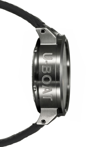 Mens U-Boat Flightdeck 43-CAS-O Stainless Steel Watch