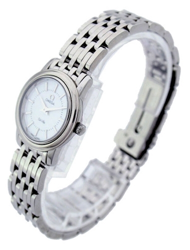White Omega 4570.72 Womens Stainless Steel Watch