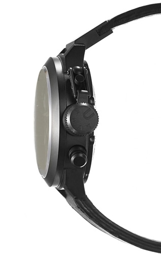 U-Boat Classico 45-CAB-4 Stainless Steel Black Ion Plated Case Swiss Watch