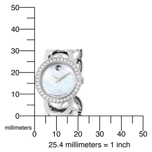 Womens Movado Rondiro 606252 Stainless Steel Watch
