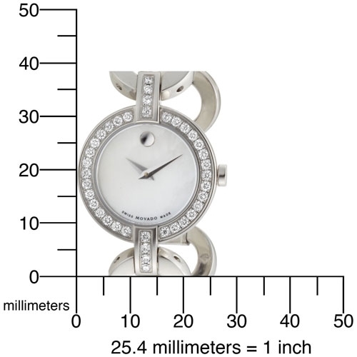 Movado Bela Moda 606265 Silver Dial Watch