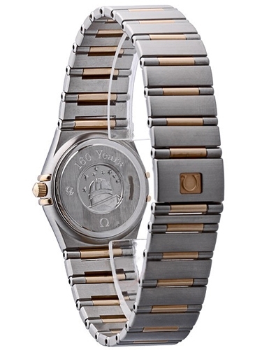 Womens Omega Constellation Ladies 111.25.26.60.55.00 Stainless Steel and Rose God Watch
