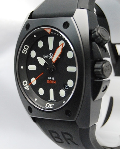 Bell Ross BR02 BR02-92 PRO Stainless Steel Case Swiss Watch