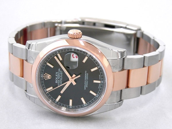 Rolex 116201BKSO 36 mm 100 meters / 330 feet Water Resistant Watch