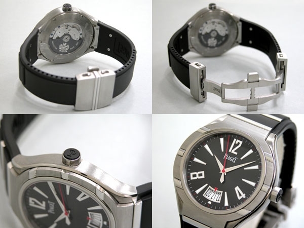 Piaget GOA34011 Swiss Automatic Round Polished and Brushed Stainless Steel and Titanium Watch