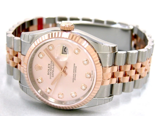Gold Rolex 116231 Mens 18k Rose Gold Watch