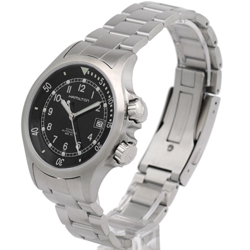 Automatic Hamilton H77515133 Mens Black Watches